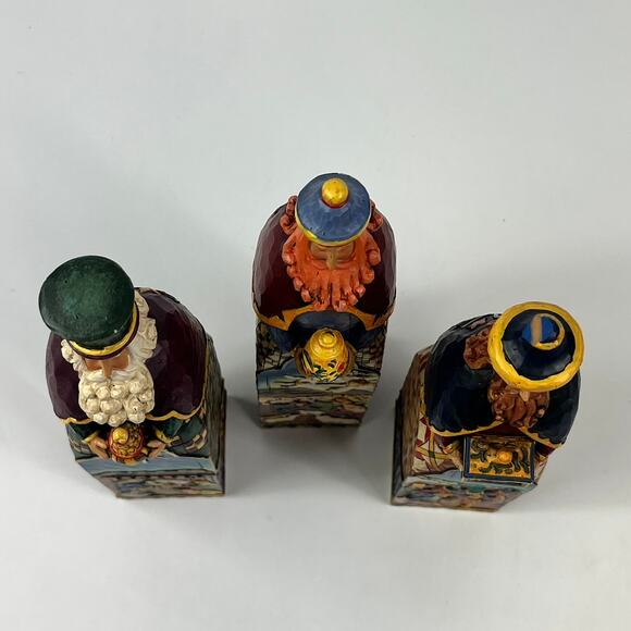 Jim Shore Heartwood Creek 10" READ 2006 Three Wise Men Set Nativity Christmas - Picture 6 of 15